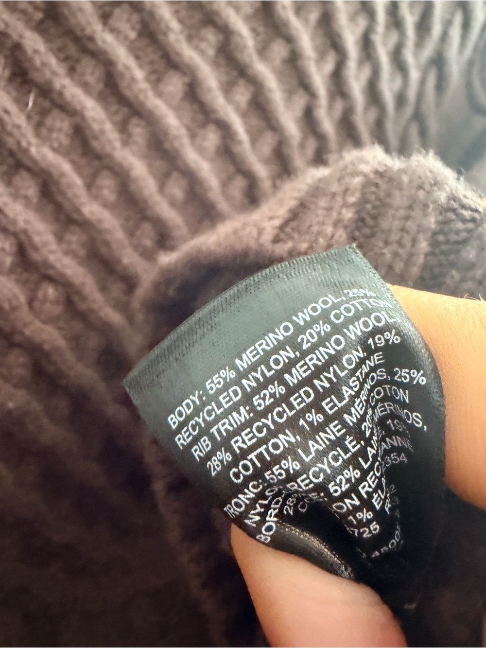 Aritzia Sunday Best cropped knit sweater- brown - Picture 5 of 6